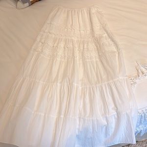 COPY - white long skirt